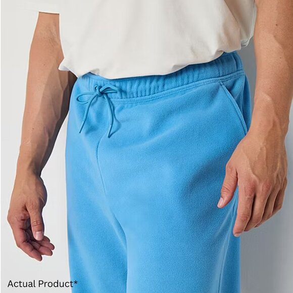 Xersion Big & Tall Fleece Set Williamsburg Blue 2XL Pullover + Sweatpants Set - Picture 4 of 11